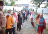 Long queues of voters waiting for their turn at a polling station in Reasi territorial constituency on Saturday. -Excelsior/Mengi