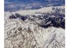 An aerial view of snow covered Pir Panjal range of Kashmir. — Excelsior/Aabid Nabi