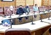 Chief Secretary chairing a meeting on Wednesday.