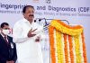 Vice President, M. Venkaiah Naidu addressing the gathering at the inauguration of the Pediatric Rare Genetic Disorders Laboratory at Centre for DNA Fingerprinting and Diagnostics (CDFD), in Hyderabad on Saturday.