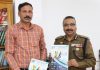 DGP Dilbag Singh releasing book titled Building Positive Self Esteem through Sports, written by Rajesh Gill on Wednesday.