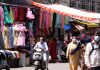 After Sunday’s Corona curfew, a market reopens in Jammu City on Monday. -Excelsior/Rakesh
