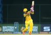 Faf du Plessis strokes his way to his third successive fifty-plus score, against Sunrisers Hyderabad at New Delhi on Wednesday.