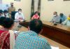 Div Com Jammu chairing a meeting on Friday.