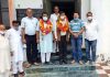 DDC Chairman, Kathua Col Mahan Singh during a party programme on Saturday.