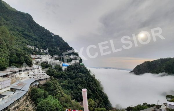 A beautiful view of Shri Mata Vaishno Devi ji Bhawan. —Excelsior/Karandeep Singh