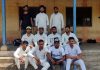 Players posing for a group photograph after the match at Akhnoor no Friday.