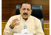 Union Minister Dr Jitendra Singh in a media interview on Sunday.