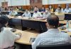 DC Jammu chairing a meeting on Friday.