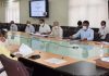 LG chairing a meeting of Public Works Department on Tuesday.