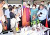 LG Manoj Sinha during inauguration of material recovery facility at Jammu on Friday.