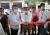 Representatives of Apollo Pharmacy inaugurating outlet at Bathindi in Jammu on Monday. -Excelsior/Rakesh
