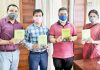 Administrative Secretary HED, Sushma Chauhan along with others releasing a book by Late Dr. S.P Vaid at Srinagar on Wednesday.