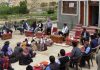 CEC LAHDC, Tashi Gyalson listening public grievances at Leh village.
