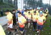 Participants during Patnitop Hill Marathon.