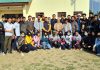 Selected team of Wushu Junior Championship posing for a group photograph with dignitaries at Srinagar.