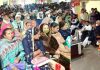 NC President Dr Farooq Abdullah addressing party workers in Kalakote on Saturday.