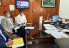 Commissioner Secretary GAD, M K Dwivedi chairing a meeting.