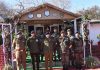 DGP Dilbag Singh and other officers posing for photograph after a meeting.