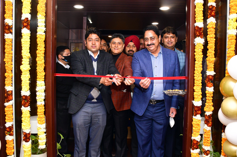Divisional Commissioner Jammu inaugurating Amar Restaurant at Amar Singh Club, Jammu.