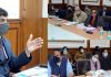 Chief Secretary AK Mehta chairing a meeting on Tuesday.