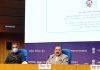 Union Minister Dr Jitendra Singh addressing the media after launching the theme of National Science Day (NSD) 2022, at National Media Centre, New Delhi on Wednesday.
