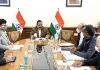 Union Minister Dr Jitendra Singh presiding over a high level meeting of all Secretaries of Science Ministries and Science Departments, at New Delhi on Wednesday.