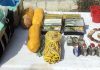 Arms, ammunition and explosives recovered by police in Arnia on Thursday.