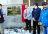 JU VC unveiling foundation stone of faculty residence at Bhaderwah Campus.