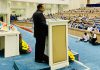 Union Minister Dr Jitendra Singh addressing the ‘Curtain Raiser Programme’ of “Bharat Bharti Bhasha Mahotsav” commemorating the International Mother Tongue Day,   at New Delhi on Tuesday.