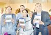Pr Secy Higher Education, Rohit Kansal flanked by others, releasing magazine of GCW M A Road, Srinagar on Friday.
