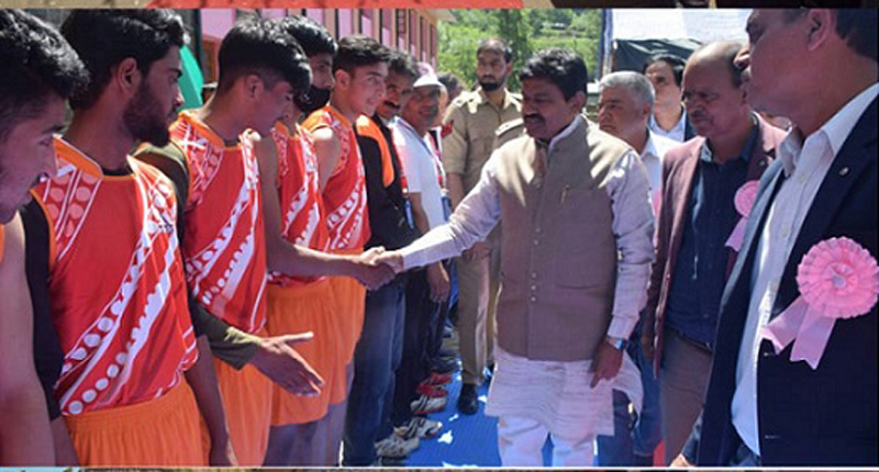 MoS Home Affairs during two day tour of Anantnag.