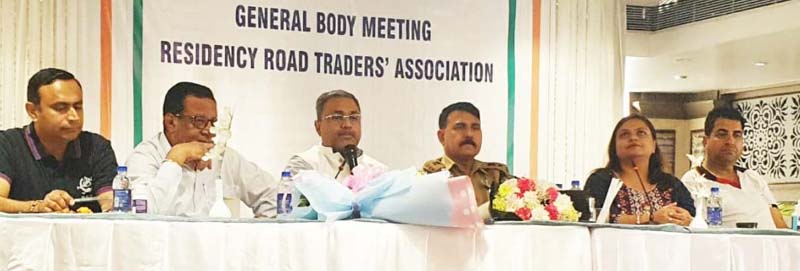 Residency Road Traders Association during general body meeting on Friday.