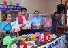 Vice-Chancellor of Shri Vishwakarma Skill University and others launching brochure during inauguration of Regional Counselling Centre at Jagti on Saturday.