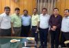 CCI delegation and Dheeraj Gupta, Principal Secretary HUDD posing for photograph after meeting.