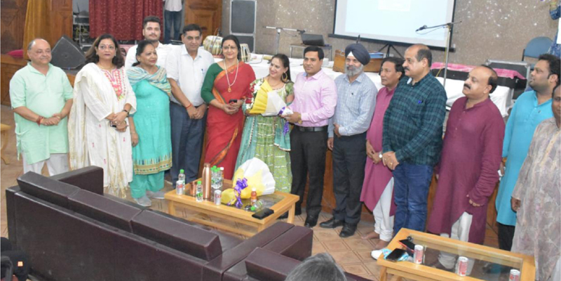 ICCR officials and guests during a concert at Government Polytechnic College, Vikram Chowk, Jammu.