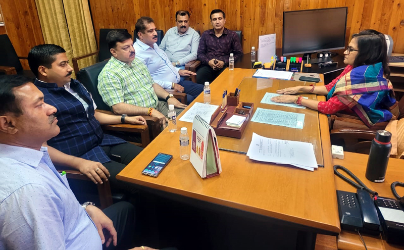 CCI delegation at a meeting with Commissioner Sales Tax, Dr Rashmi Singh in Jammu.