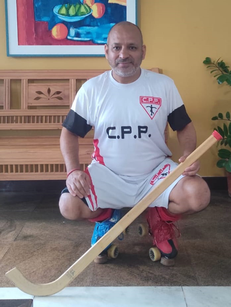 Aryavir to represent Brazil Roller Hockey Club