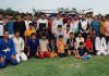 Winners posing for a group photograph at Kathua on Monday.