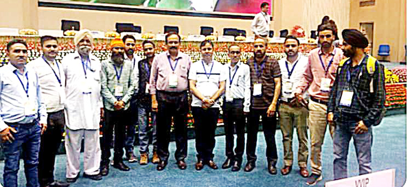 Dr CP Reddy, Senior Additional Commissioner of DoLR with officials of J&K during a convention in New Delhi.