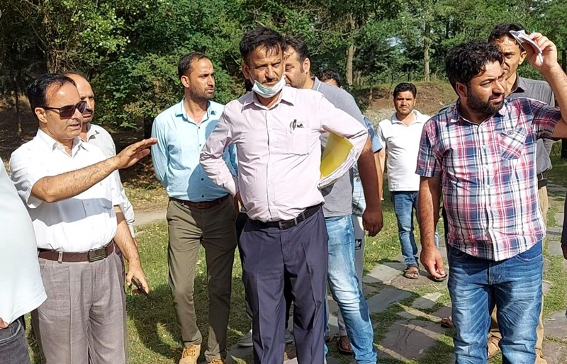 Director Tourism Dr G N Itoo during visit to Baramulla on Thursday.