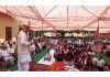 Vice president BJP, Surjit Singh Slathia addressing a public meeting at Birpur on Sunday