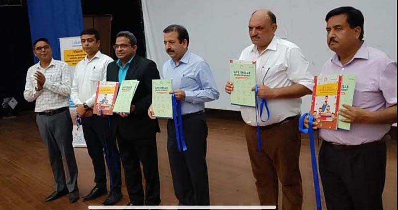 Director School Education Jammu and others launching programme on life skill development.