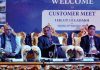 MD & CEO J&K Bank Baldev Prakash attending customers' meet in Leh.