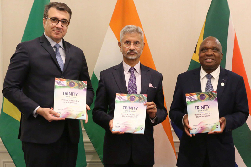 External Affairs Minister Dr S Jaishankar hosted the 10th India-Brazil-South Africa (IBSA) Trilateral Ministerial Commission Meeting in New York. (UNI)