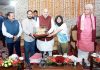 Union Home Minister Amit Shah awarding two-time World Kickboxing Champion and India's talented daughter, Tajamul Islam who is hailing from a small village of Bandipora (Kashmir) and mentioned that Tajamul's achievements at such a young age is an inspiration to every Indian. “My best wishes for her bright future,” said Union Home Minister, Amit Shah on his twitter.