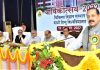 Union Minister Dr Jitendra Singh speaking, as chief guest, at the Institute of Medical Sciences, Banaras Hindu University (BHU) on Sunday.