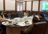 Additional Chief Secretary Atal Dulloo chairing a meeting in Jammu on Saturday.