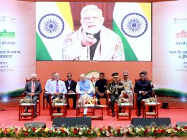 PM inaugurates naming of 21 Islands of Andaman & Nicobar after 21 Param Vir Chakra awardees via video conferencing on Monday.