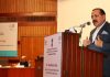 Union Minister Dr Jitendra Singh speaking, as chief guest, on the occasion of the 37th Foundation Day of the Department of Biotechnology, Govt of India, at National Institute of Immunology (NII), New Delhi on Sunday.